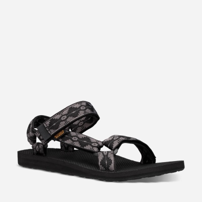 Teva Original Universal - Men's Teva Hiking Sandals - Dark Grey | India (OPYX35608)